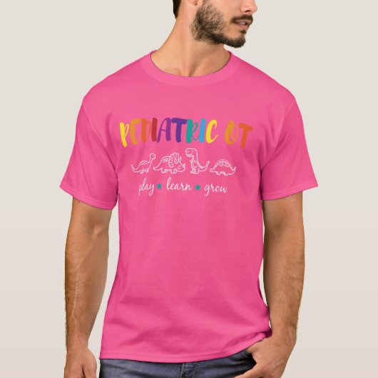 Schattigee Rainbow Pediatric Occupational Therapy T-shirt (Voorkant)