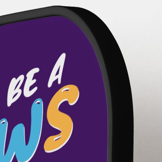 Schattigee Rainbow Unicorn Cool Verjaardag Cadeau  Pickleball Paddle (Links Detail)