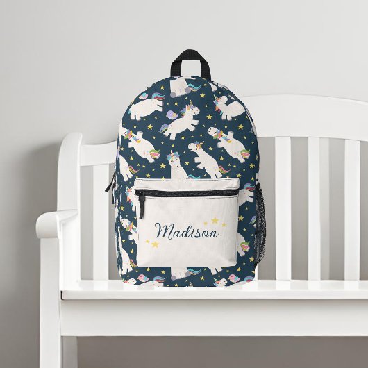 Schattigee Rainbow Unicorns en Stars Rugzak