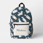 Schattigee Rainbow Unicorns en Stars Rugzak (Voorkant)