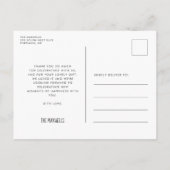 Schattigee raket jongen Baby shower Dank u Briefkaart (Achterkant)