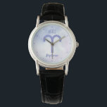 Schattigee Ram Astrologie Teken Gepersonaliseerd Horloge<br><div class="desc">Deze ,  gepersonaliseerde paarse en lavender Aries zien je astrologische teken van de Zodiac in een mooie glans zoals de constellaties. Pas dit schattige geschenk van de horloge met jouw naam in prachtig krullend manuscript voor iemand met een late Maart of vroege verjaardag van April aan.</div>