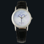 Schattigee Ram Astrologie Teken Gepersonaliseerd Horloge<br><div class="desc">Deze , gepersonaliseerde paarse en lavender Aries zien je astrologische teken van de Zodiac in een mooie glans zoals de constellaties. Pas dit schattige geschenk van de horloge met jouw naam in prachtig krullend manuscript voor iemand met een late Maart of vroege verjaardag van April aan.</div>