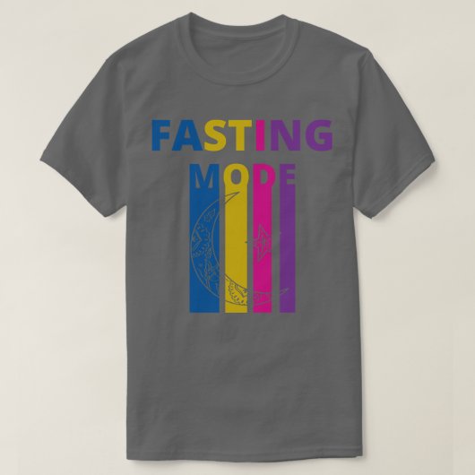 Schattigee ramadan vastenmodus op islamitisch gesc t-shirt (Design voorkant)