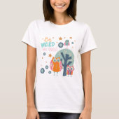 Schattigee Rare Uilen Quote Inspirivity T-shirt (Voorkant)