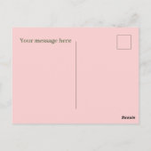 Schattigee Raspberry add bericht Briefkaart (Achterkant)