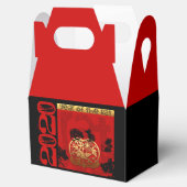 Schattigee Rat Chinees Jaar 2020 Zodiac Verjaardag Bedankdoosjes (Geopend)