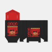 Schattigee Rat Chinees Jaar 2020 Zodiac Verjaardag Bedankdoosjes (Uitgevouwen)