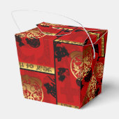 Schattigee Rat Chinees Jaar Zodiac Verjaardag TOFB Bedankdoosjes (Achterkant)