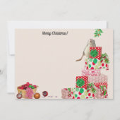 Schattigee rat decoreren voor kerst (Achterkant)