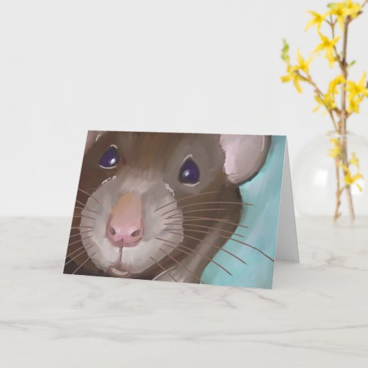 Schattigee rat Kaart (Gele Bloem)