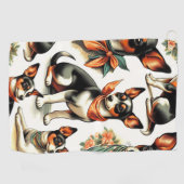 Schattigee  rattendrager naadloos golfhanddoek (Horizontaal)