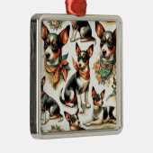 Schattigee  rattendrager naadloos metalen ornament (Rechts)