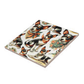 Schattigee  rattendrager naadloos tegeltje (Zijkant)