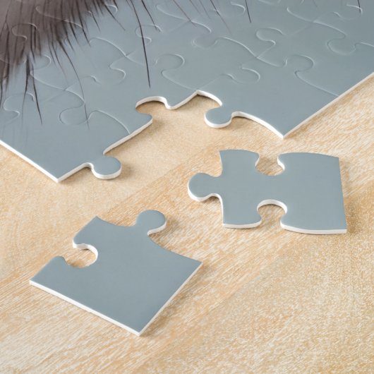 Schattigee rattenfotograaf legpuzzel (Zijkant)