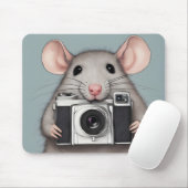 Schattigee rattenfotograaf muismat (Met muis)