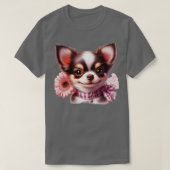 Schattigee Realistische Chihuahua Schets 1 T-shirt (Design voorkant)