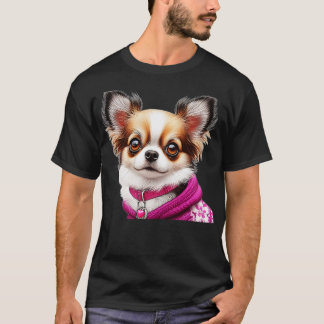 Schattigee Realistische Chihuahua Schets 3 T-shirt