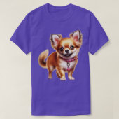 Schattigee Realistische Chihuahua Schets T-shirt (Design voorkant)