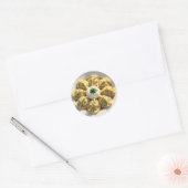 Schattigee realistische Pierogi Ronde Sticker (Envelop)