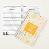 Schattigee Recepten met Naam Notitieboek (Binnen)