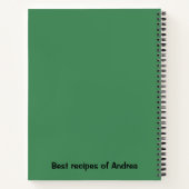 Schattigee recepten notitieboek (Achterkant)