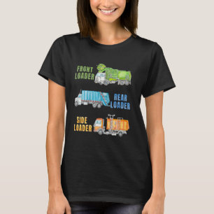 Schattigee recycling Vuilniswagen Afvalscheiding T-shirt