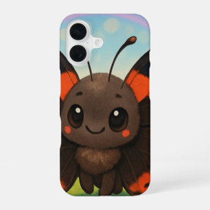 Schattigee Red Admiral Hoesje iPhone 16 telefoonho