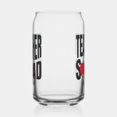 Schattigee Red Apple Teacher Squad Blikvorm Glas (Rechts)