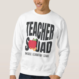 Schattigee Red Apple Teacher Squad Trui