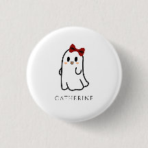 Schattigee Red Bow Halloween Ghost Girly