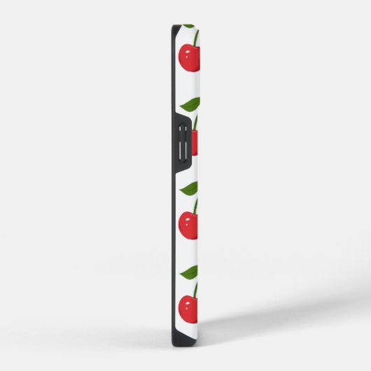 Schattigee Red Cherry Bow iPhone Case – voor alle  Hoesje (Rechterkant)