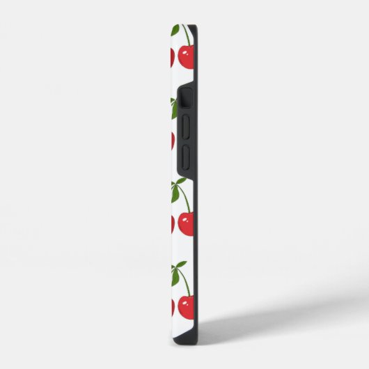 Schattigee Red Cherry Bow iPhone Case – voor alle  iPhone Hoesje (Linkerkant)