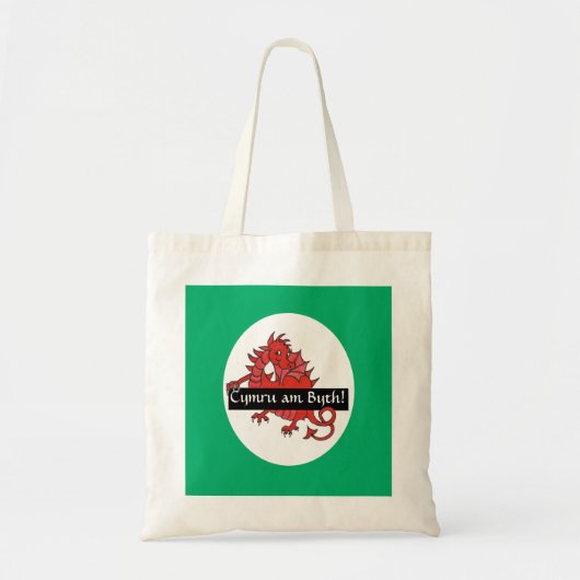 Schattigee Red Dragon Budget Canvas tas om te pers (Voorkant)