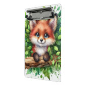 Schattigee Red Fox Waterverf Mini Klembord (Angled2)