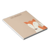 Schattigee Red Fox Woodland Dierlijke Kinderen Notitieblok (Schuin)