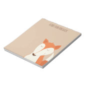 Schattigee Red Fox Woodland Dierlijke Kinderen Notitieblok (Linkerzijde)