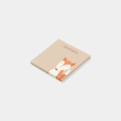 Schattigee Red Fox Woodland Dierlijke Kinderen Post-it® Notes (Schuin)