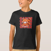 Schattigee Red Panda Gaming Lover Boy T-shirt (Voorkant)