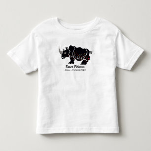 Schattigee Red RHINOS - Afrika - Dierenvriend - Wi Kinder Shirts