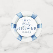 Schattigee reddingsboei voor de zeeën Baby shower Confetti (Kleine voorkant)