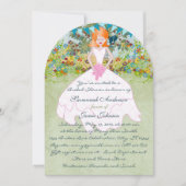 Schattigee Redhead Auburn Bride Boho Vrijgezellenf Kaart (Voorkant)