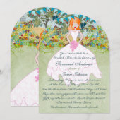 Schattigee Redhead Auburn Bride Boho Vrijgezellenf Kaart (Voorkant / Achterkant)