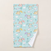 Schattigee regenachtige dag patroon badhanddoek se bad handdoek (Handdoek)