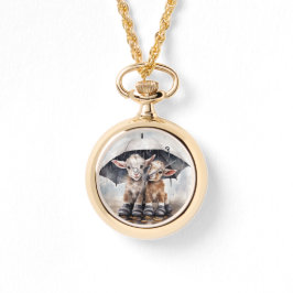 Schattigee regenachtige daggeiten horloge