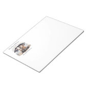 Schattigee regenachtige daggeiten notitieblok (Schuin)