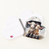 Schattigee regenachtige daggeiten notitieboek (Binnen)