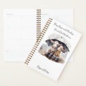 Schattigee regenachtige daggeiten planner (Display)