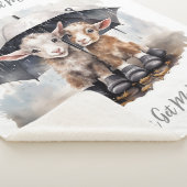 Schattigee regenachtige daggeiten sherpa deken (3/4)