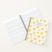 Schattigee Regenbogen, zonneschijn en hartenpastel Notitieboek (Binnen)